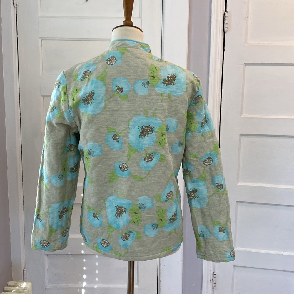 Reversible Silk Blend Quilted Jacket, Size S - Picture 5 of 17